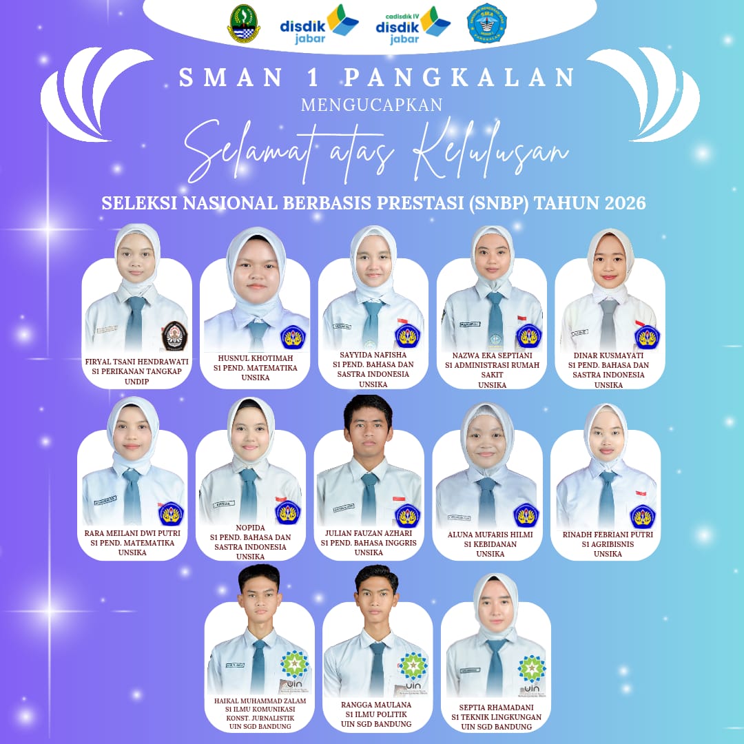 Selamat telah lulus SNBP, Anak-anak didik Kami. Kami bangga pada kalian!